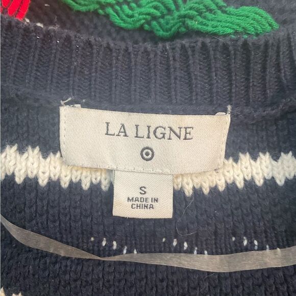 La Ligne Target Women’s Size S Multicolor Striped Cardigan Button Front Sweater - Picture 9 of 15